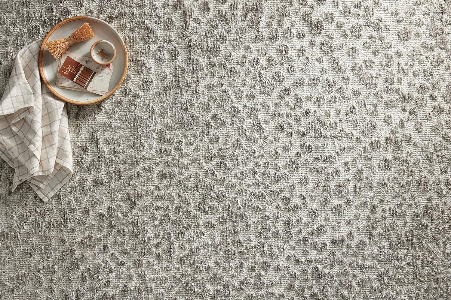 image:imageLoloi Neda Collection NED05 NaturalIvory 93 x 13 Area RugSilver Ivory