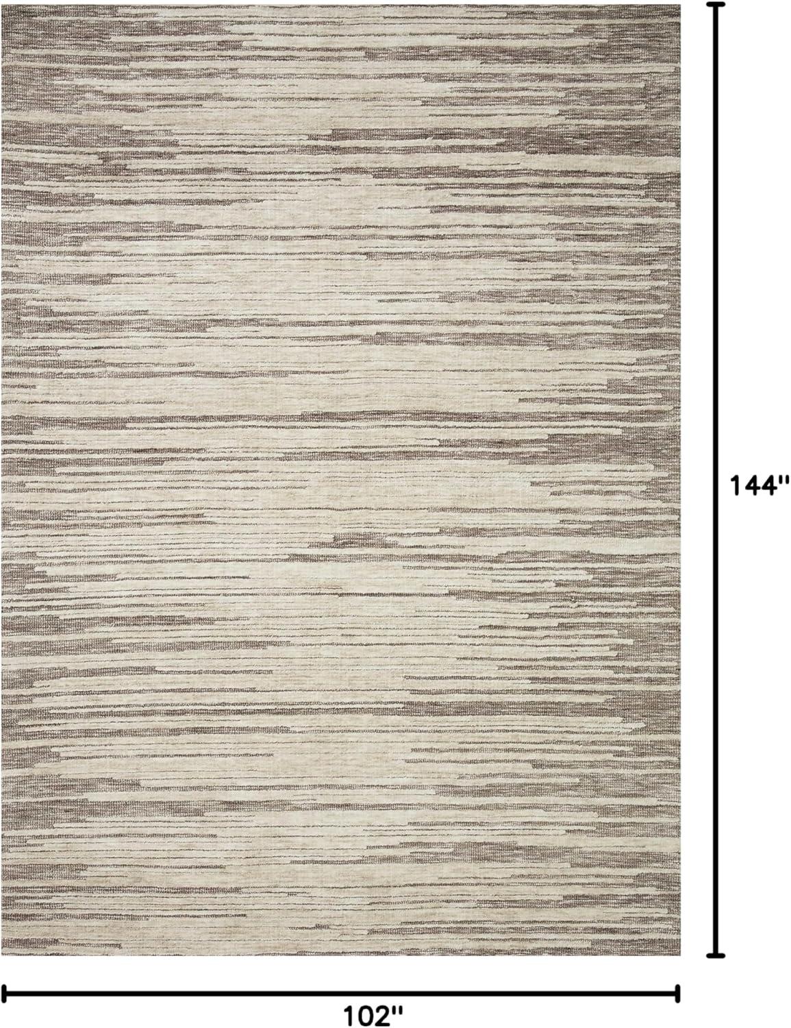 image:imageLoloi Neda Collection NED05 NaturalIvory 93 x 13 Area RugTaupe Stone