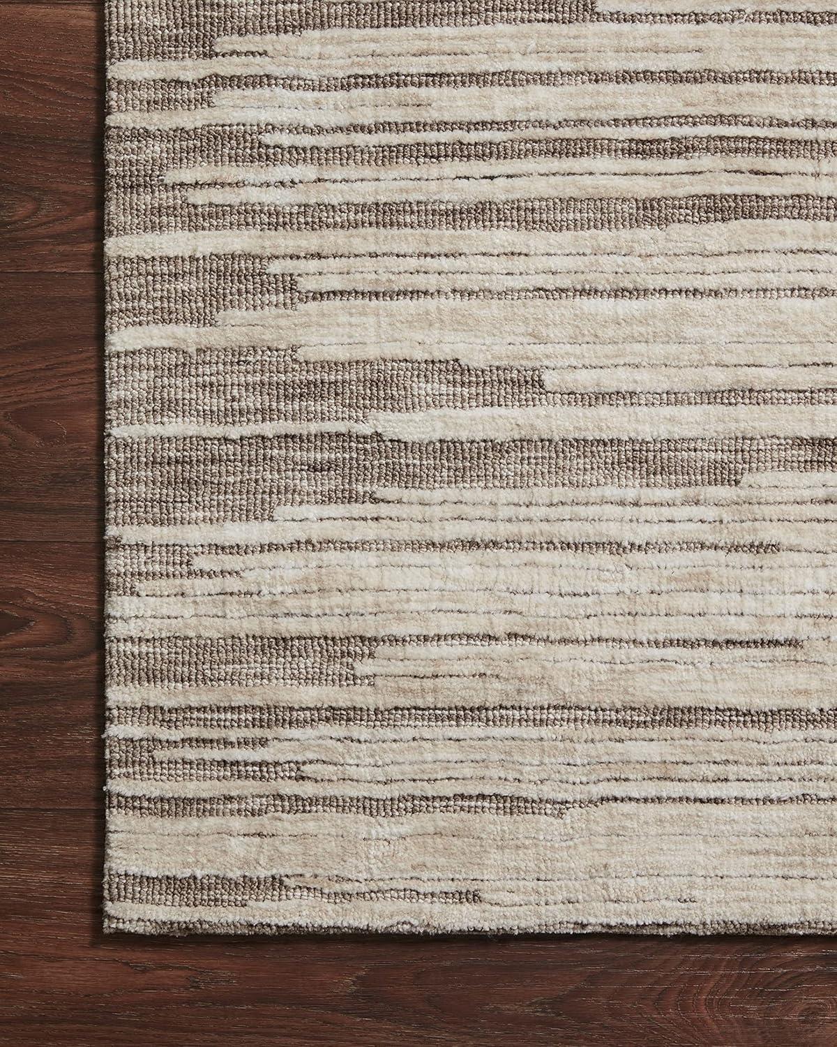 image:imageLoloi Neda Collection NED05 NaturalIvory 93 x 13 Area RugTaupe Stone