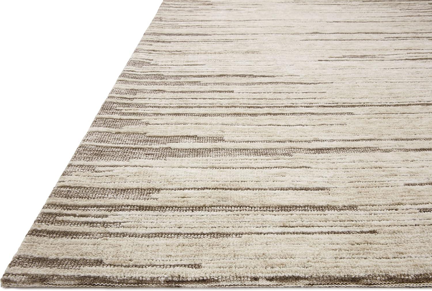 image:imageLoloi Neda Collection NED05 NaturalIvory 93 x 13 Area RugTaupe Stone