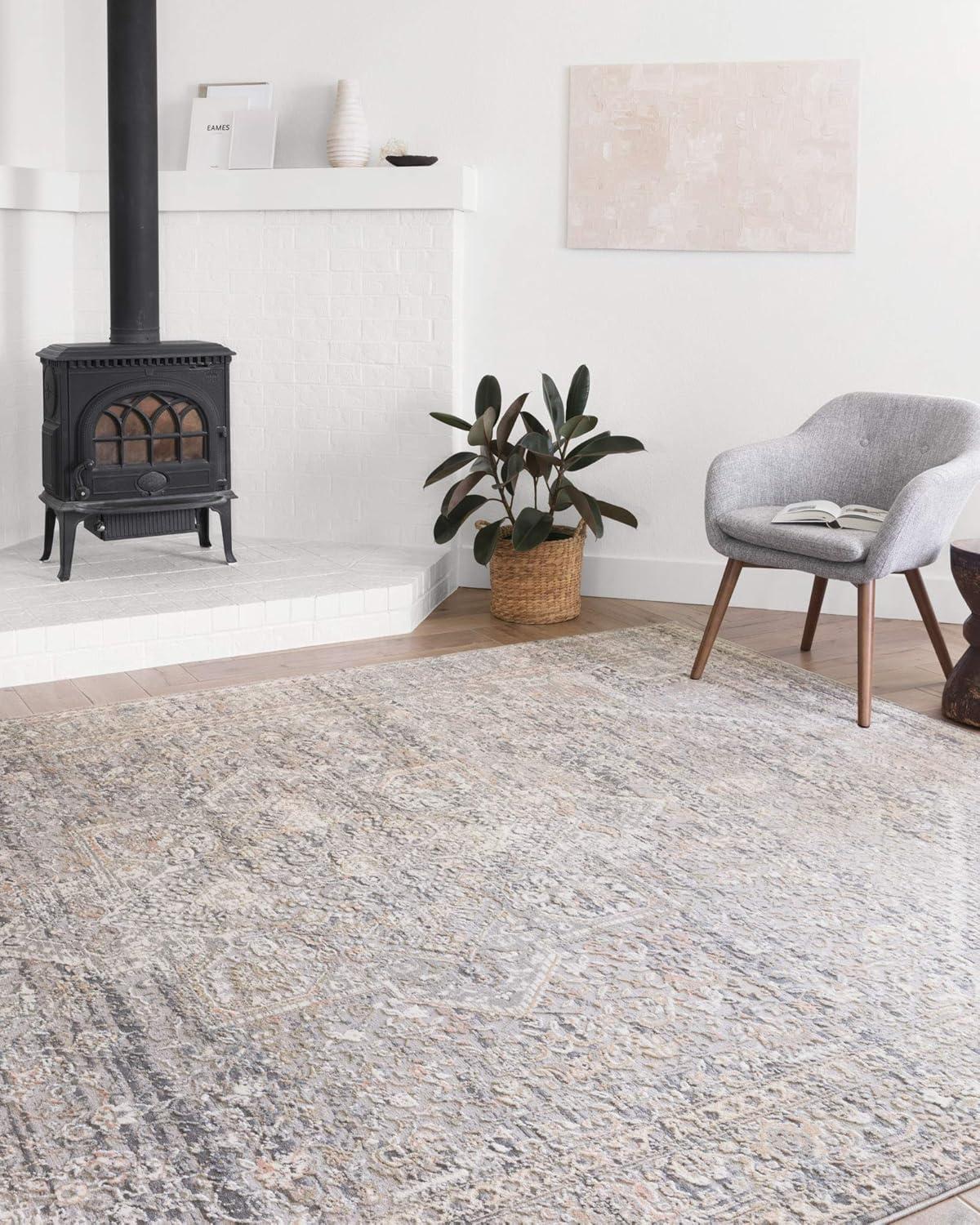 image:imageLoloi Lucia Collection LUC01 GreySunset 79 x 106 Area RugGrey Sunset