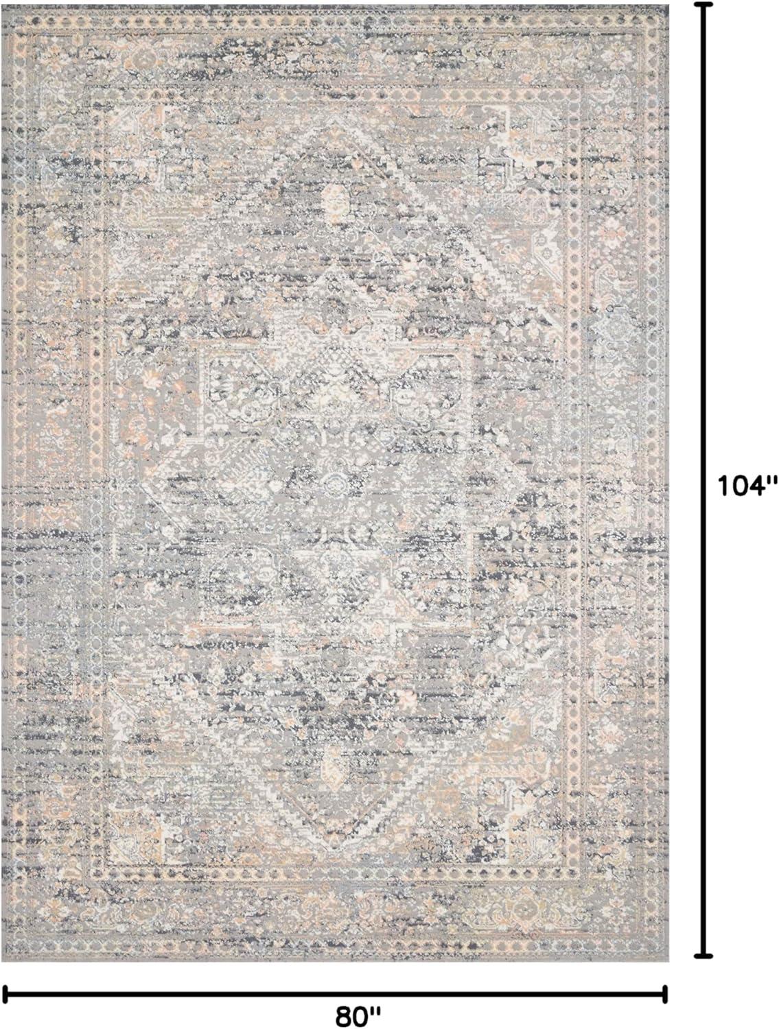 image:imageLoloi Lucia Collection LUC01 GreySunset 79 x 106 Area RugGrey Sunset