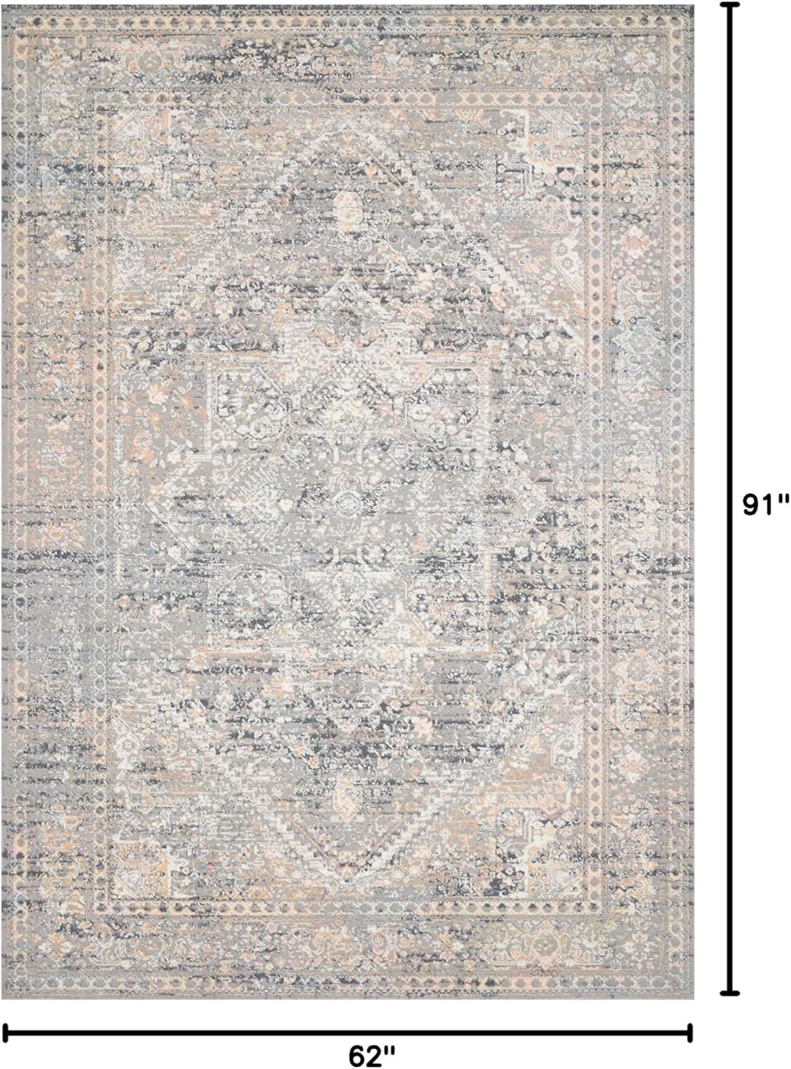 image:imageLoloi Lucia Collection LUC01 GreySunset 79 x 106 Area RugGrey Sunset