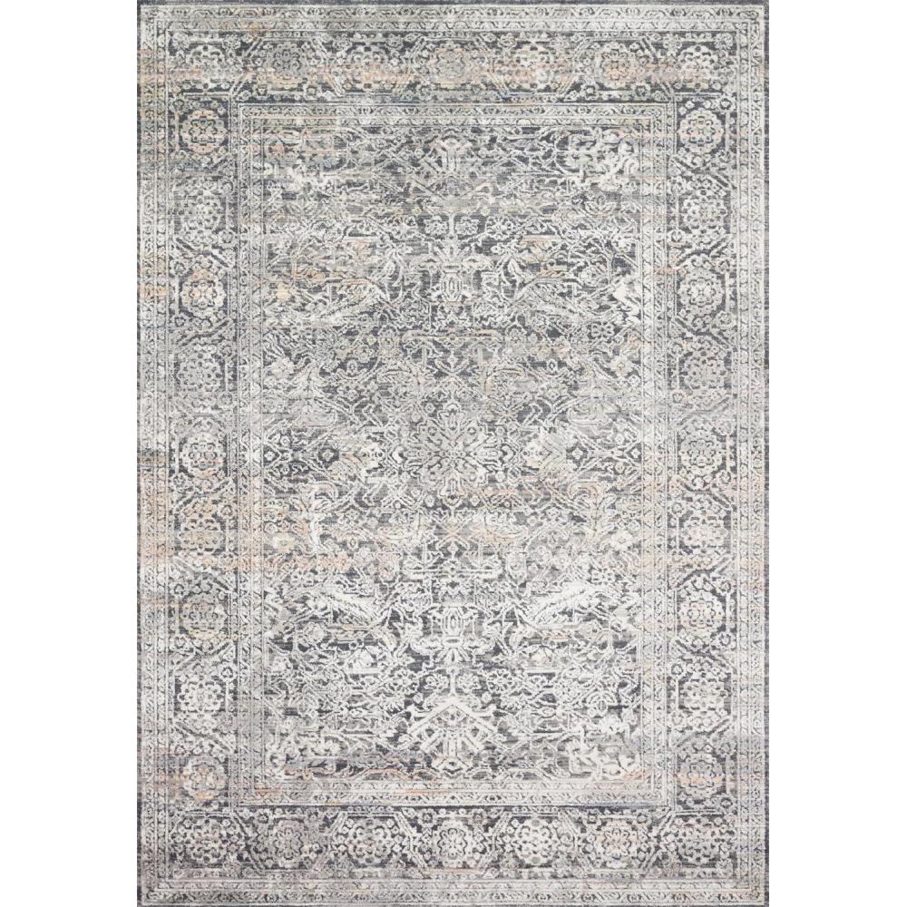 image:imageLoloi Lucia Collection LUC01 GreySunset 79 x 106 Area RugSteel  Ivory