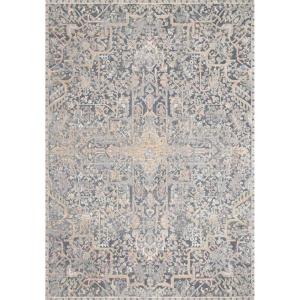 Loloi Lucia Collection LUC-01 Grey/Sunset 7′-9″ x 10′-6″ Area Rug(Charcoal / Multi)