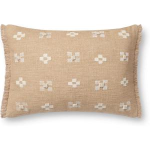 Loloi PLL0122 Natural 13” x 21” Cover Only Pillow(Natural)
