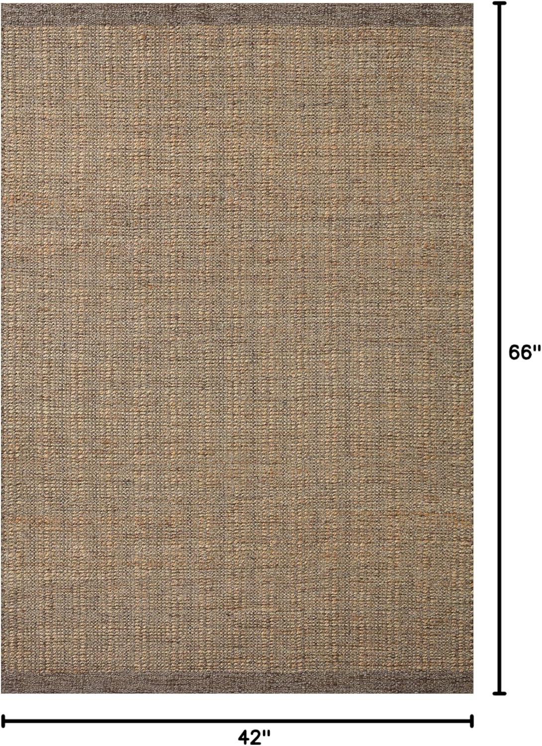image:imageLoloi Jean Stoffer Cornwall Collection CRN01 CharcoalNatural 50 x 76 Area RugMocha Natural