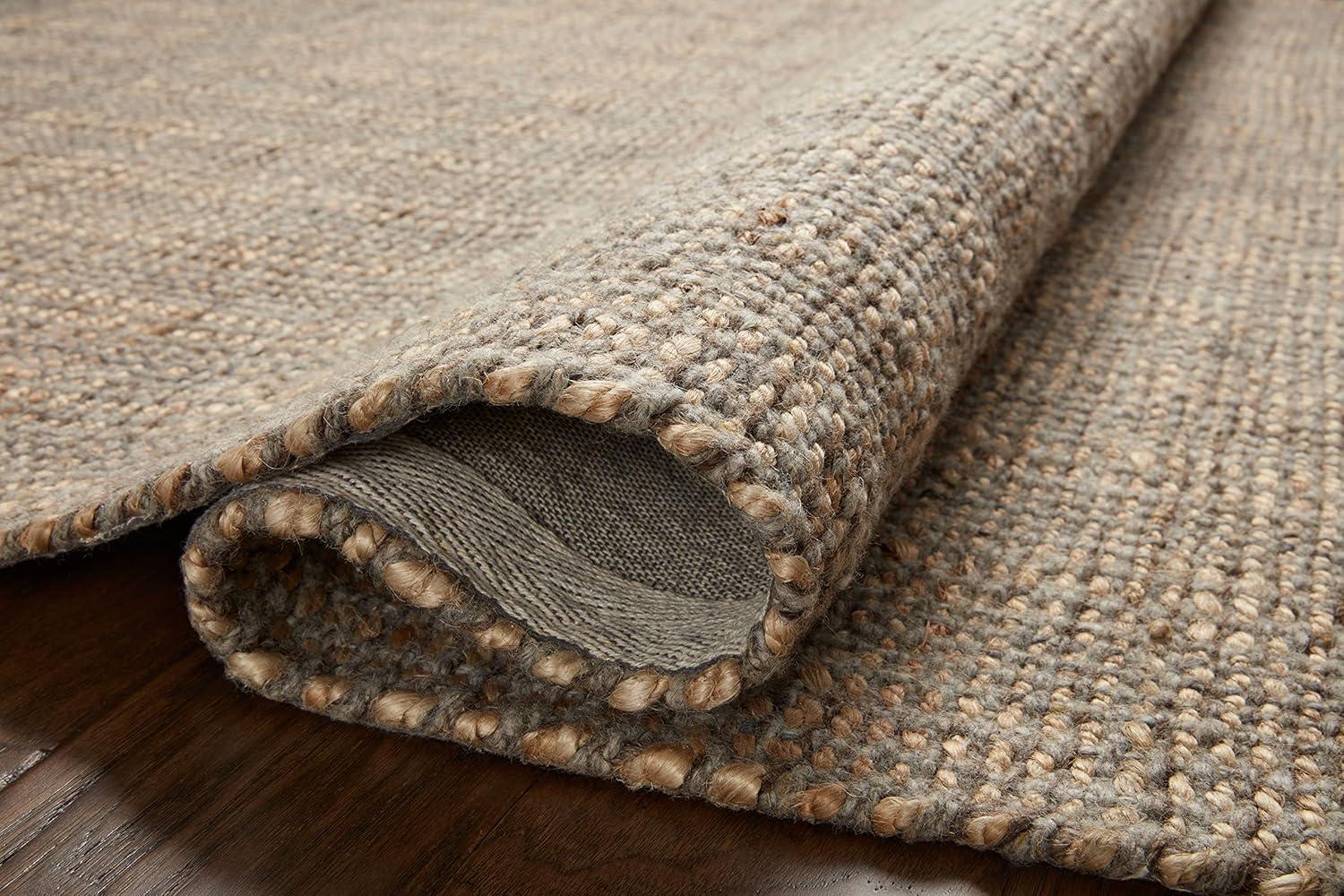 image:imageLoloi Jean Stoffer Cornwall Collection CRN01 CharcoalNatural 50 x 76 Area RugMocha Natural