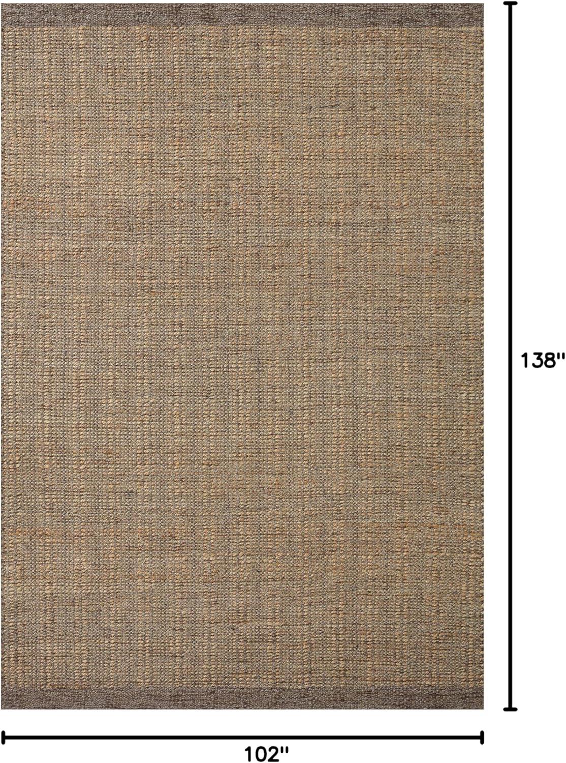 image:imageLoloi Jean Stoffer Cornwall Collection CRN01 CharcoalNatural 50 x 76 Area RugMocha Natural