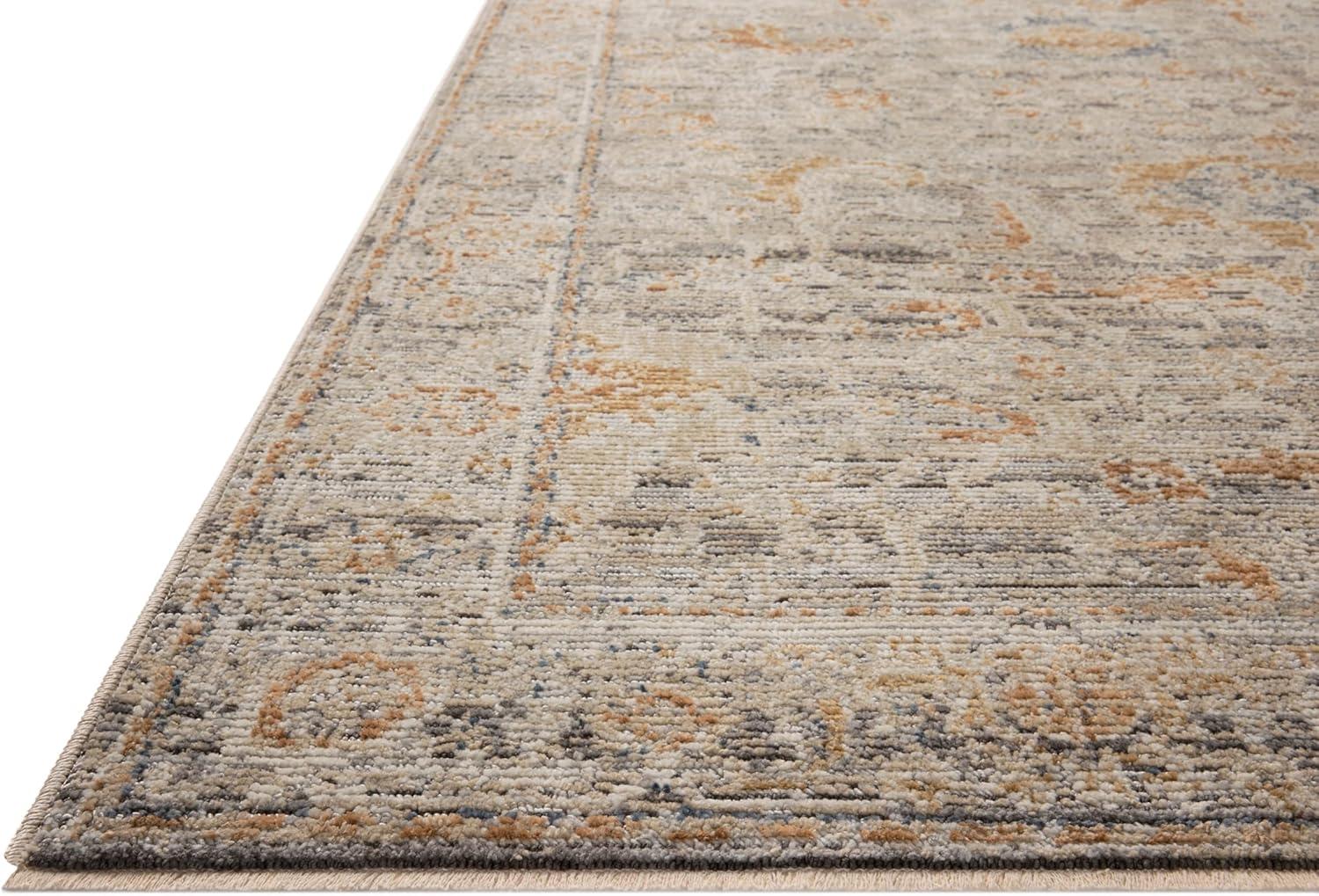 image:imageLoloi Milena Collection MLE08 IvorySand 40 x 60 Accent RugCharcoal Apricot