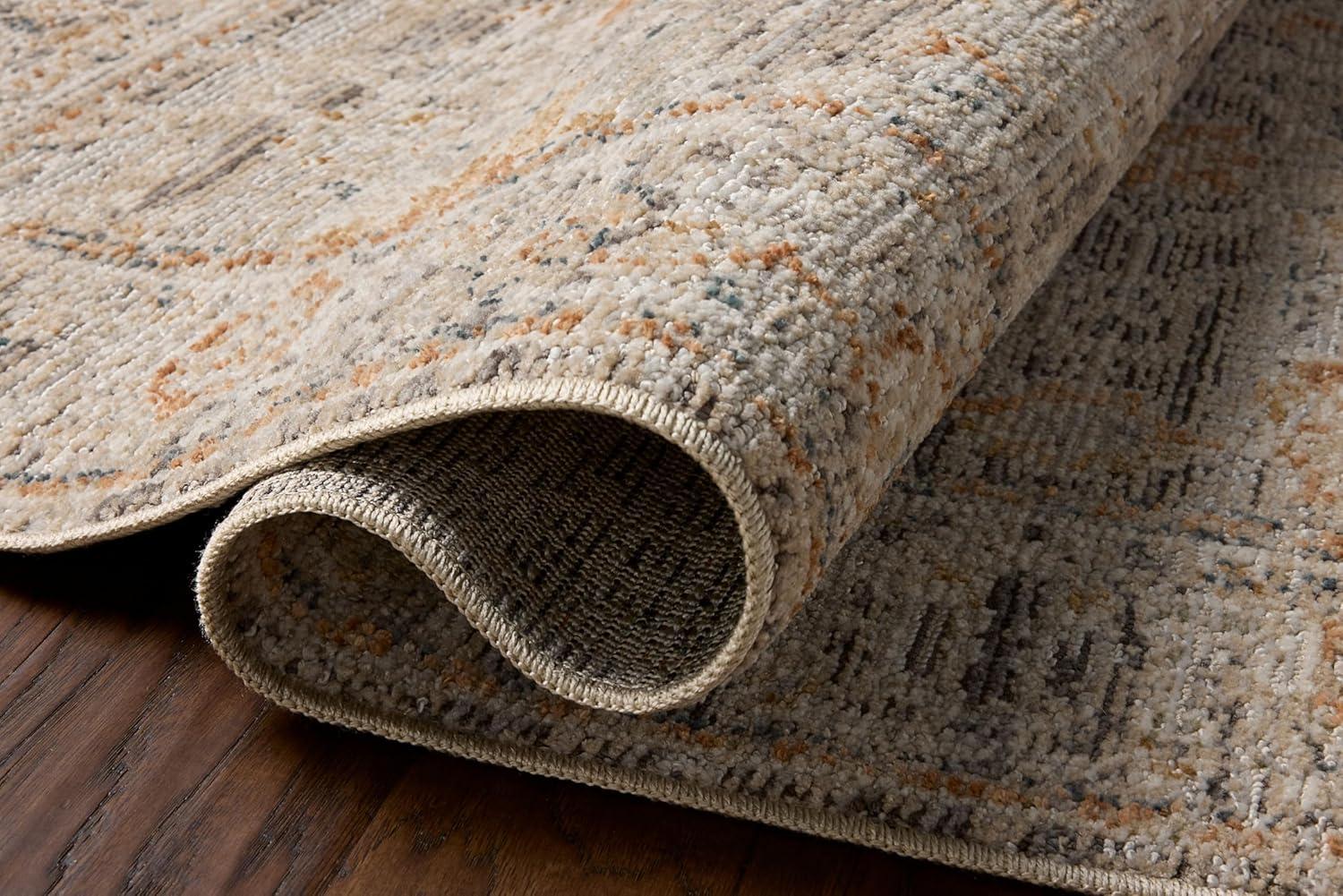 image:imageLoloi Milena Collection MLE08 IvorySand 40 x 60 Accent RugCharcoal Apricot