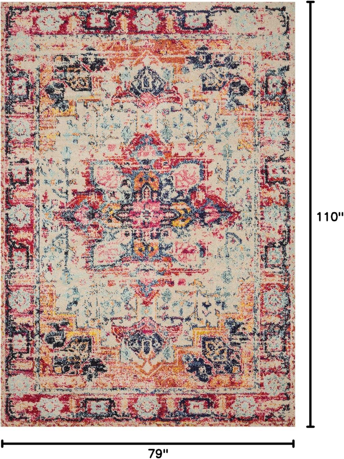 image:imageLoloi Nadia Collection NN02 IvoryPink 100 x 140 Area RugIvory Fiesta