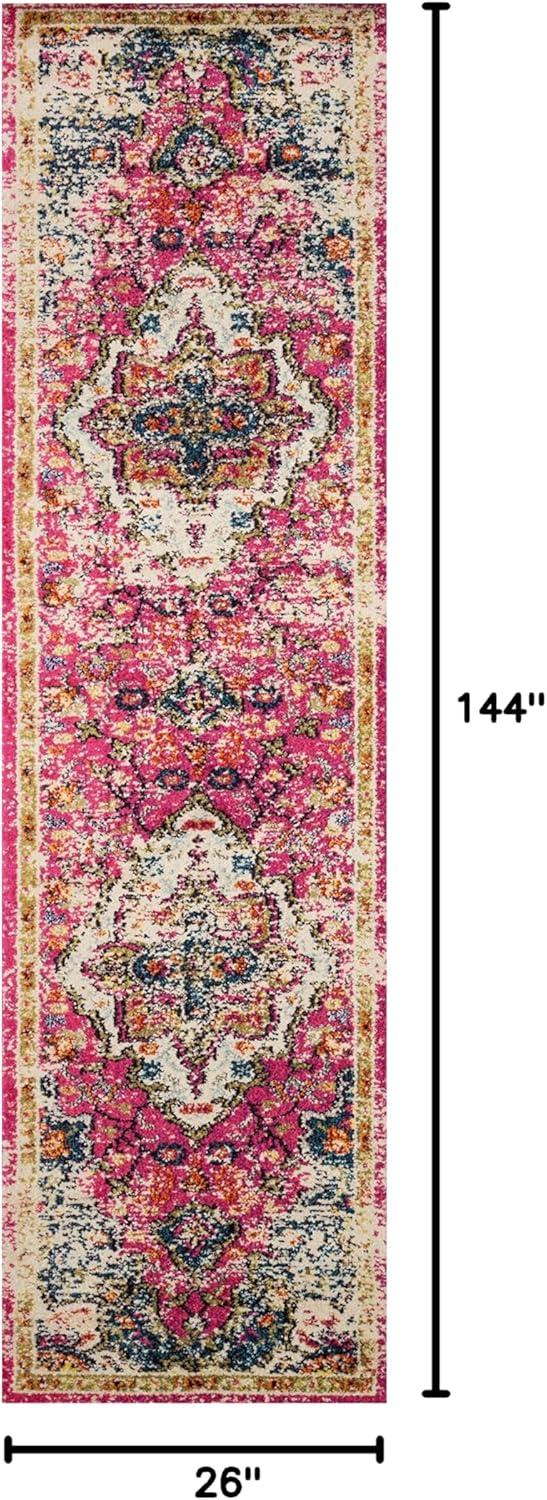 image:imageLoloi Nadia Collection NN02 IvoryPink 100 x 140 Area RugPink Midnight
