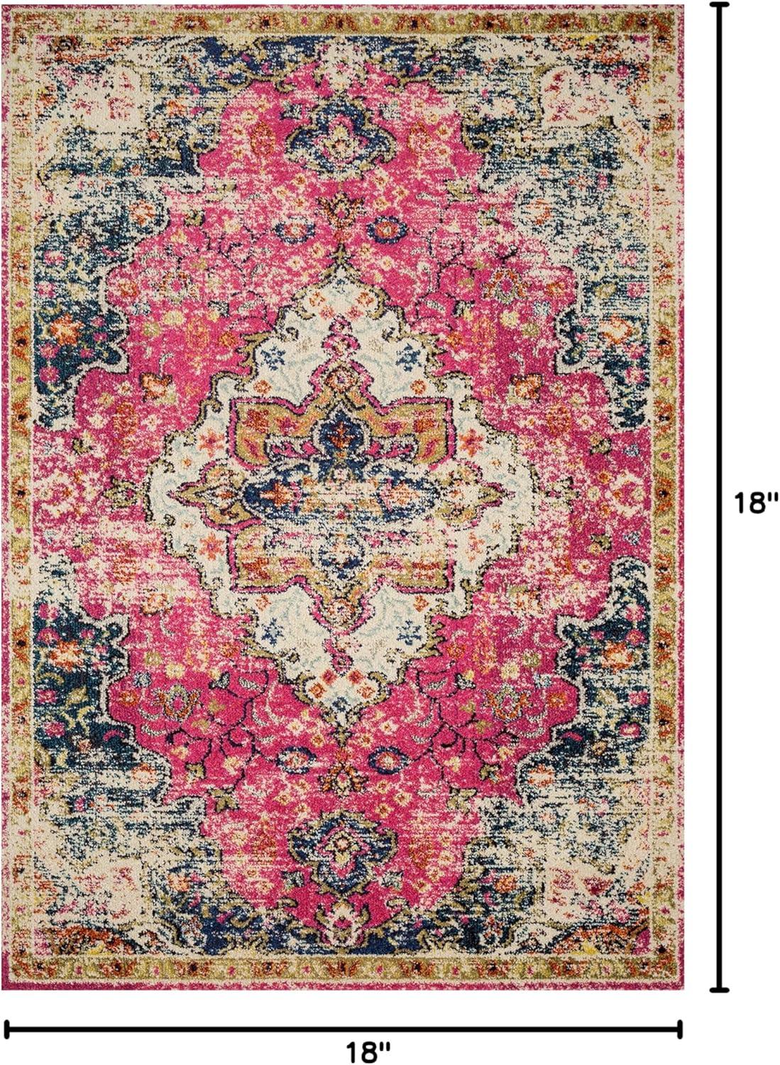 image:imageLoloi Nadia Collection NN02 IvoryPink 100 x 140 Area RugPink Midnight
