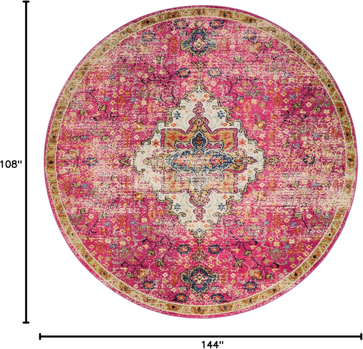 image:imageLoloi Nadia Collection NN02 IvoryPink 100 x 140 Area RugPink Midnight