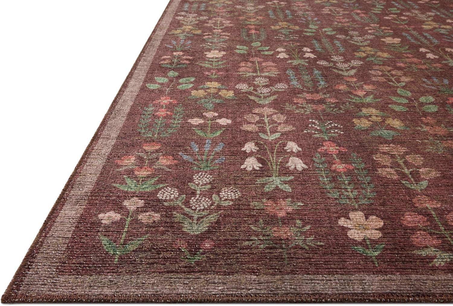 image:imageLoloi Rifle Paper Co Edinburgh Collection EDN03 MerlotMulti 26 x 76 Runner Rug
