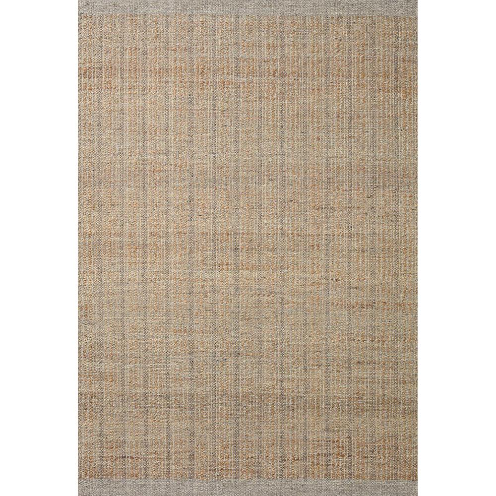 image:imageJean Stoffer x Loloi Cornwall Collection CRN01 CharcoalNatural 116 x 15 Area RugLt Grey  Natural