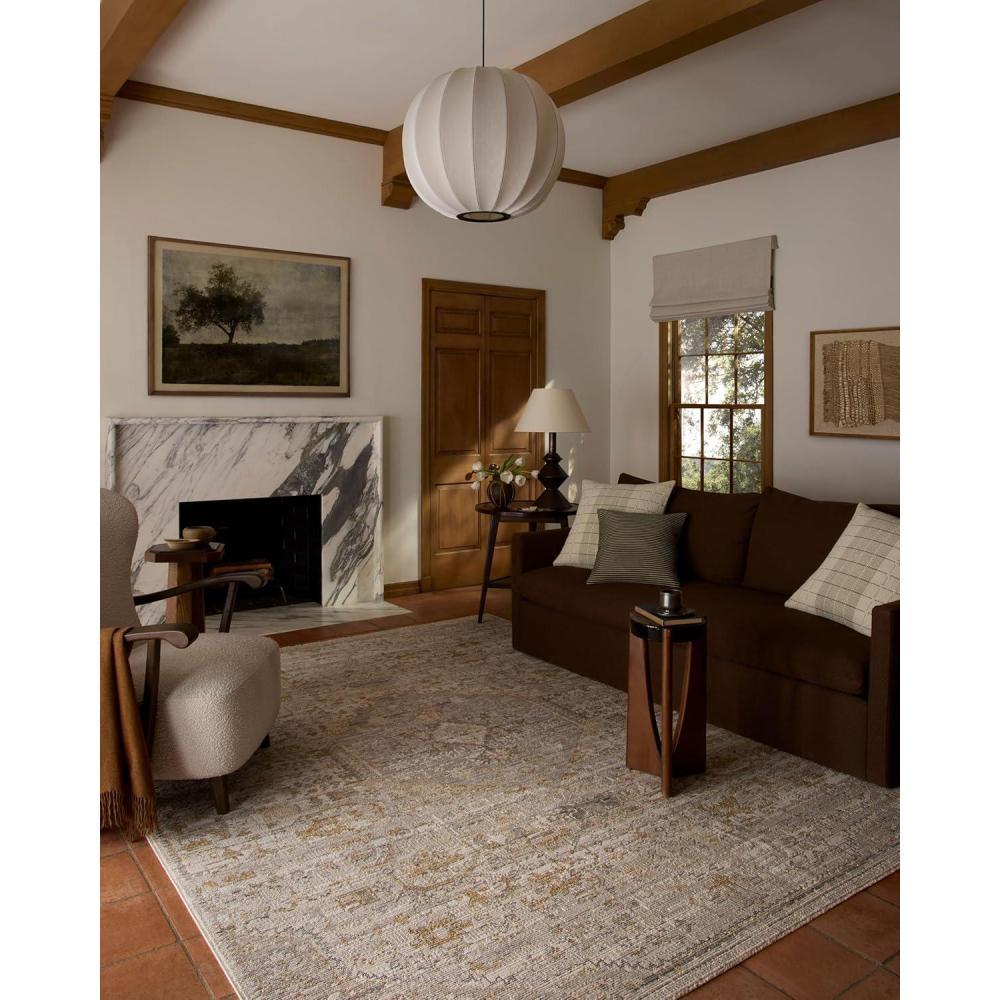 image:imageLoloi Milena Collection MLE08 IvorySand 40 x 60 Accent RugIvory  Ochre