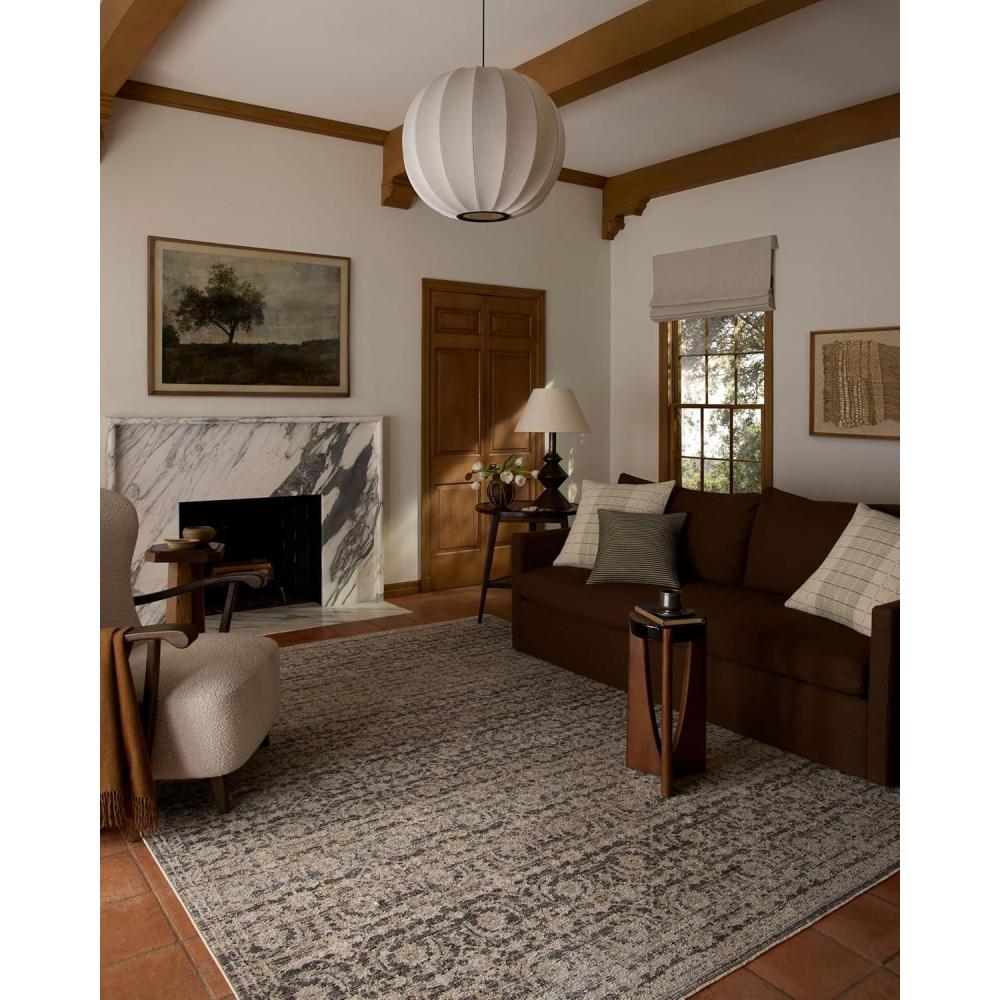 image:imageLoloi Milena Collection MLE08 IvorySand 40 x 60 Accent RugLinen  Midnight