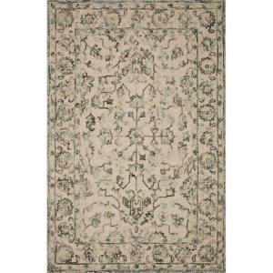 Loloi II Halle Collection HAE-05 Grey/Sky 3′-6″ x 5′-6″ Accent Rug(Grey / Sky)