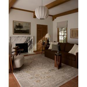 Loloi Milena Collection MLE-08 Ivory/Sand 4′-0″ x 6′-0″ Accent Rug(Ivory / Ochre)