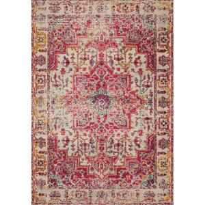 Loloi Nadia Collection NN-02 Ivory/Pink 10′-0″ x 14′-0″ Area Rug(Ivory / Pink)