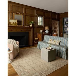 Loloi Rifle Paper Co. Orchard Collection ORH-05 Natural/Multi 5′-0″ x 7′-6″ Area Rug