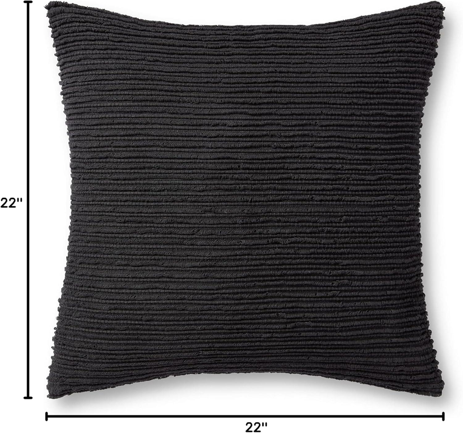 image:imageLoloi Jean Stoffer x Theodore Collection PJS0014 Black 22 x 22 Cover Only PillowBlack