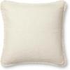 image:imageLoloi PLL0121 Ivory 22 x 22 Cover wPoly PillowIvory
