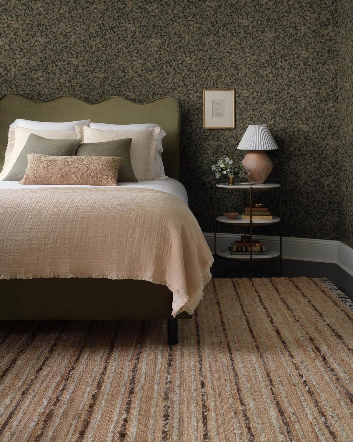 image:imageLoloi Magnolia Home by Joanna Gaines Nico IvoryNatural 50 x 76 Area RugNatural Bark