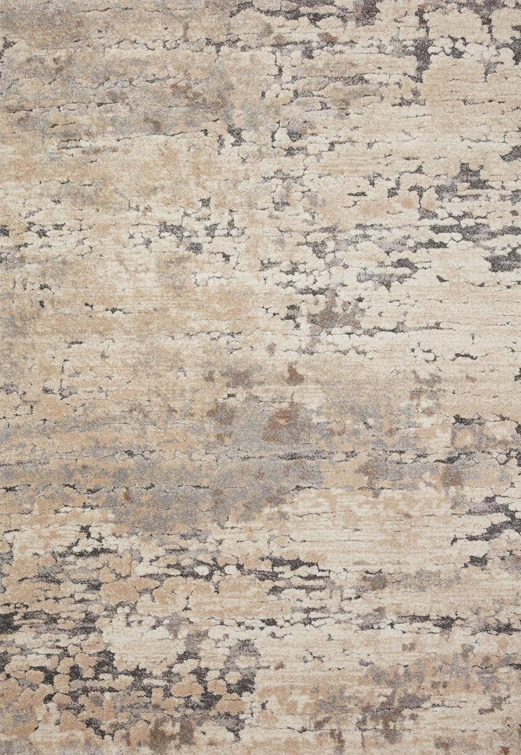 image:imageLoloi Theory 53 x 78 Area Rug in IvoryBlue Neutral Area Rug for Any Room HighTraffic Rug Easy Clean Soft Rug for Living Room Bedroom Dining Area Home OfficeLight Browngray