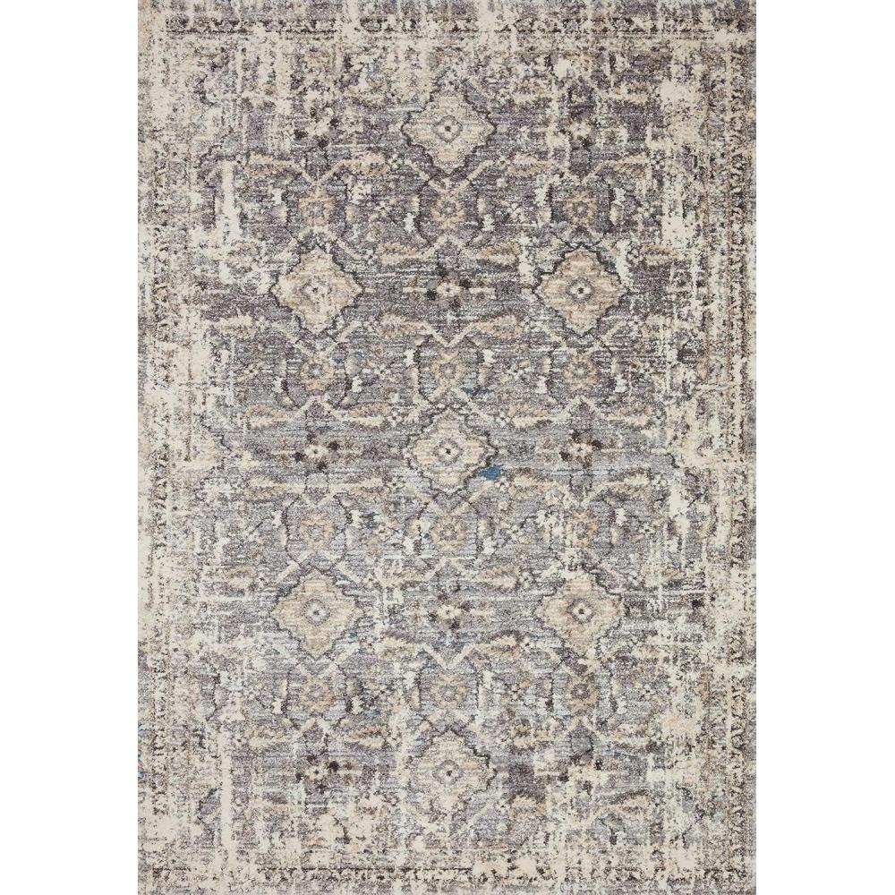 image:imageLoloi Theory 53 x 78 Area Rug in IvoryBlue Neutral Area Rug for Any Room HighTraffic Rug Easy Clean Soft Rug for Living Room Bedroom Dining Area Home OfficeNatural Grey