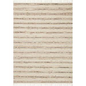 Loloi Magnolia Home by Joanna Gaines Nico Ivory/Natural 5′-0″ x 7′-6″ Area Rug(Ivory / Natural)