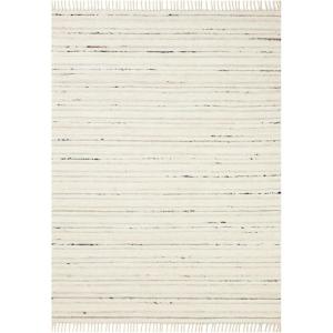 Loloi Magnolia Home by Joanna Gaines Nico Ivory/Natural 5′-0″ x 7′-6″ Area Rug(Ivory / Stone)