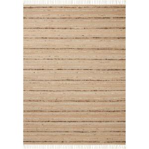 Loloi Magnolia Home by Joanna Gaines Nico Ivory/Natural 5′-0″ x 7′-6″ Area Rug(Natural / Bark)