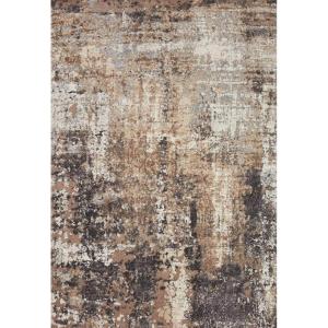 Loloi Theory 5′-3″ x 7′-8″ Area Rug in Ivory/Blue – Neutral Area Rug for Any Room, High-Traffic Rug, Easy Clean Soft Rug for Living Room, Bedroom, Dining Area, Home Office(Light Brown;gray)