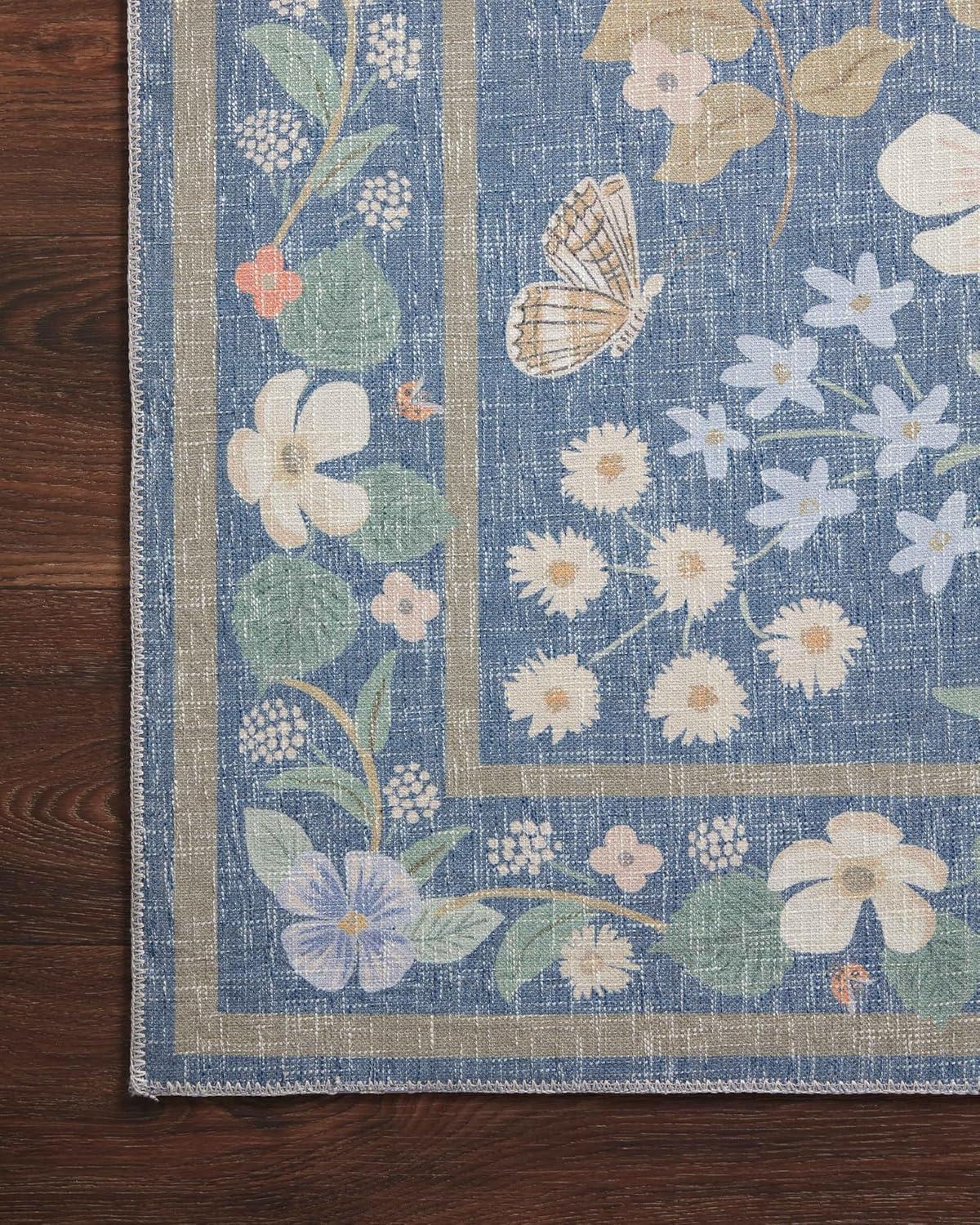 image:imageLoloi Rifle Paper Co Cotswolds Indigo 26 x 76 Runner Rug