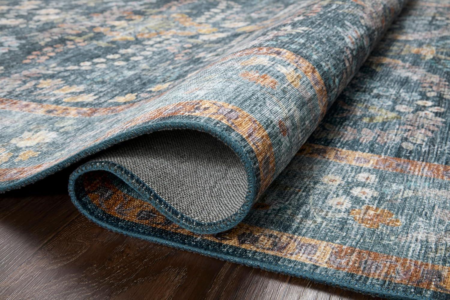 image:imageLoloi Rifle Paper Co Palais RoseSky 39 x 59 Accent RugDark Blue