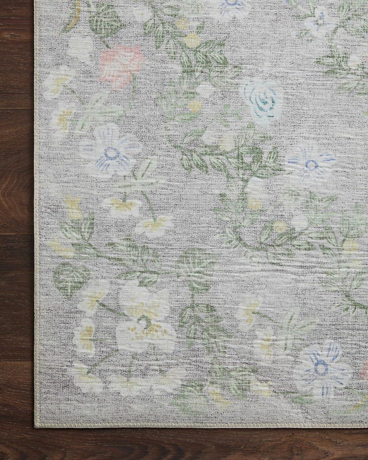 image:imageLoloi Rifle Paper Co Palais RoseSky 39 x 59 Accent RugGrey