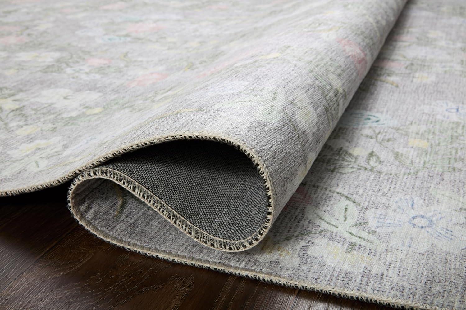 image:imageLoloi Rifle Paper Co Palais RoseSky 39 x 59 Accent RugGrey