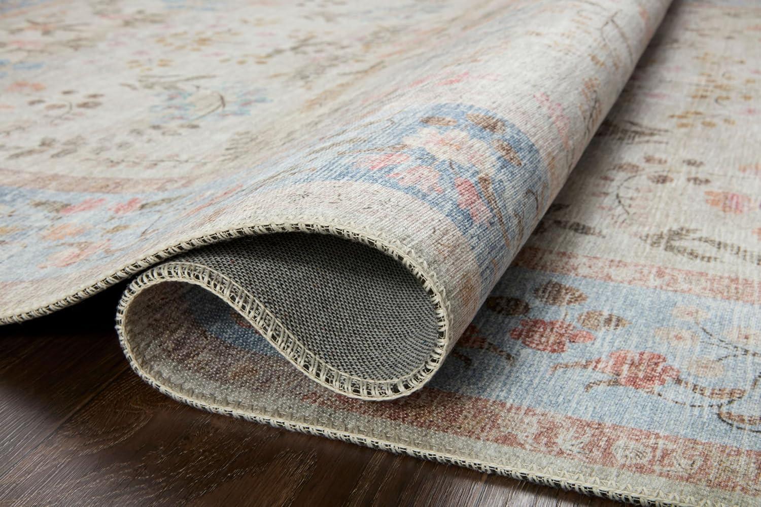 image:imageLoloi Rifle Paper Co Palais RoseSky 39 x 59 Accent RugLt Blue