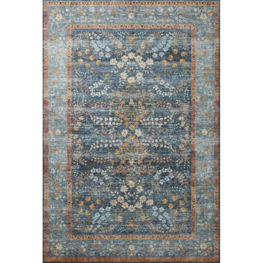 image:imageLoloi Rifle Paper Co Palais RoseSky 39 x 59 Accent RugDark Blue
