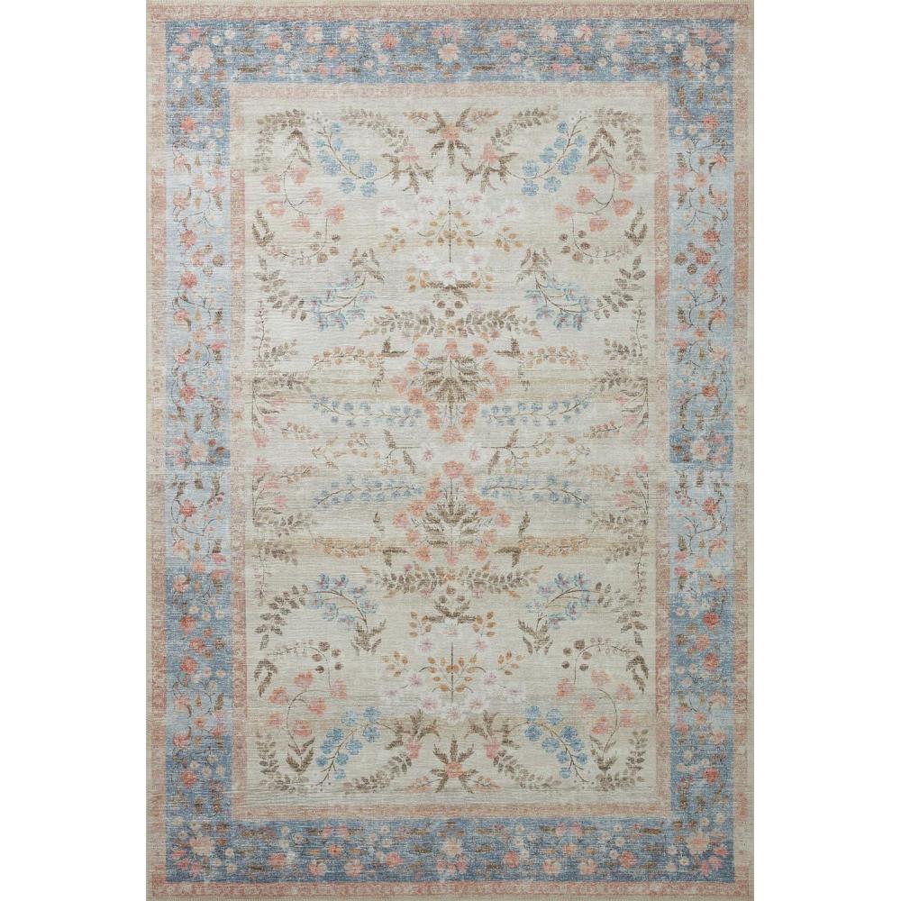 image:imageLoloi Rifle Paper Co Palais RoseSky 39 x 59 Accent RugLt Blue