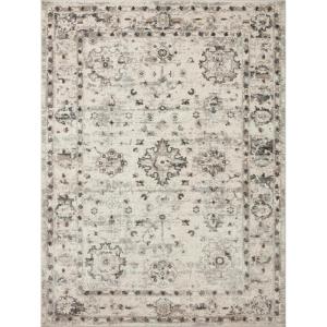 Loloi Estelle Collection EST-01 Ivory/Rust 7′-10″ x 10′-2″ Area Rug(Ivory / Stone)