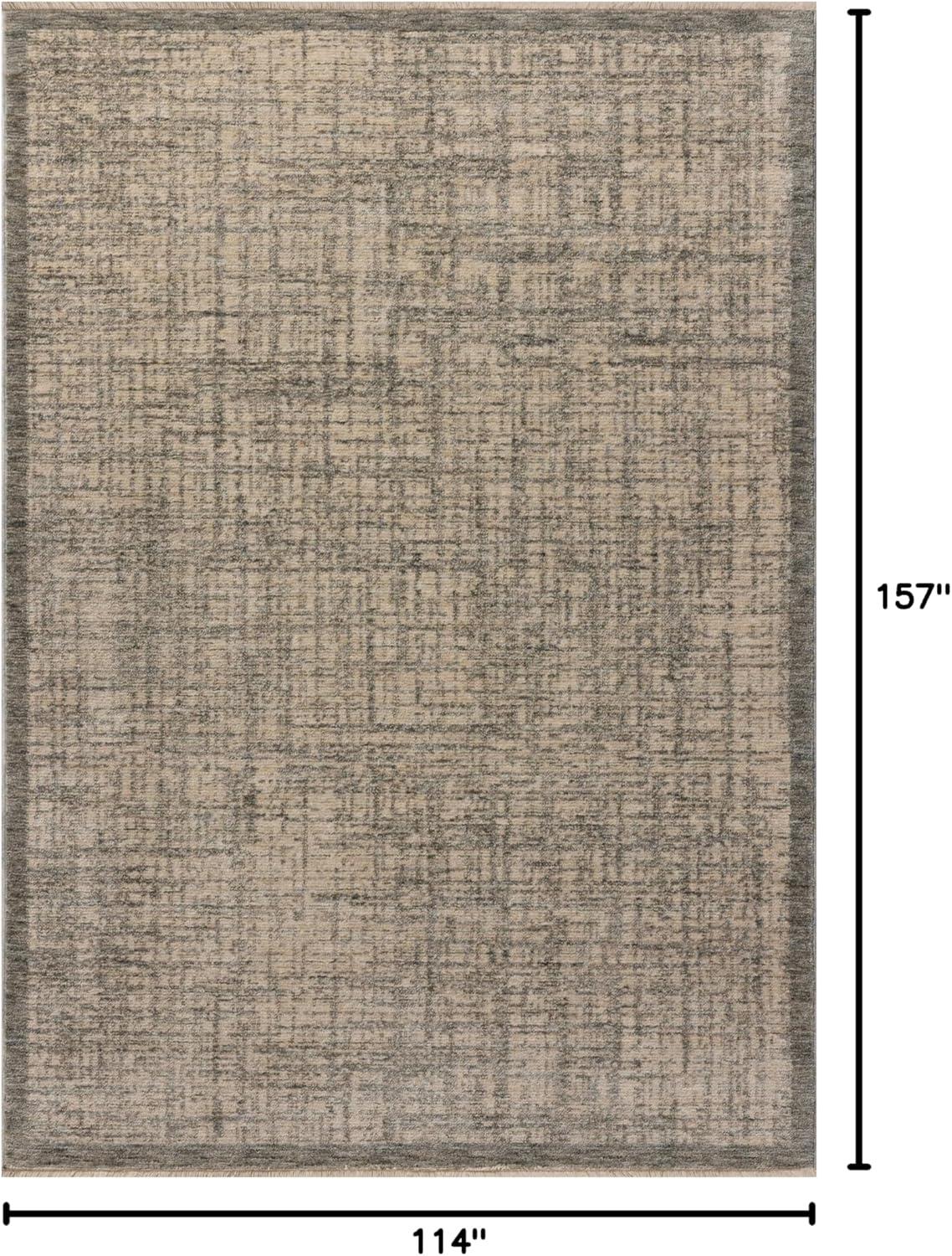 image:imageLoloi Winston Collection WIT01 TaupeBone 116 x 157 38 Pile Height Area Rug Soft Durable NonShedding Easy Clean Rug for Living RoomDenim Bone
