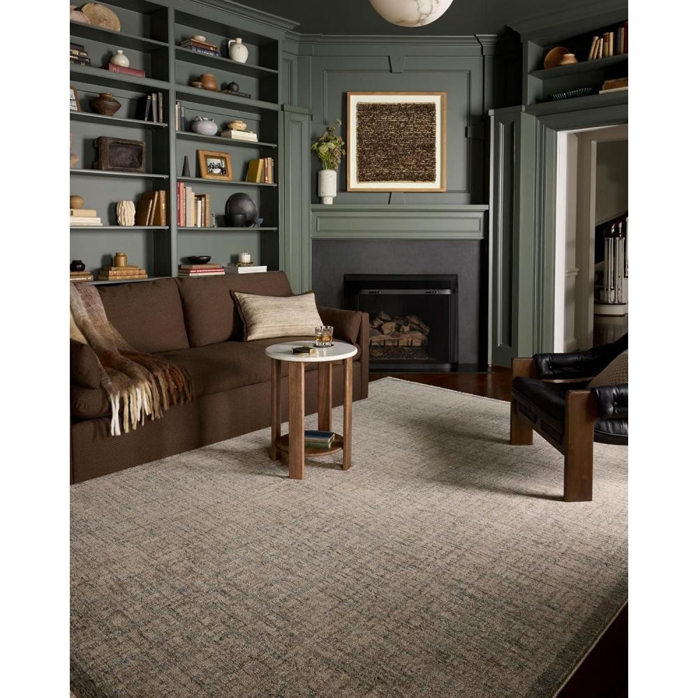 image:imageLoloi Winston Collection WIT01 TaupeBone 116 x 157 38 Pile Height Area Rug Soft Durable NonShedding Easy Clean Rug for Living RoomDenim Bone