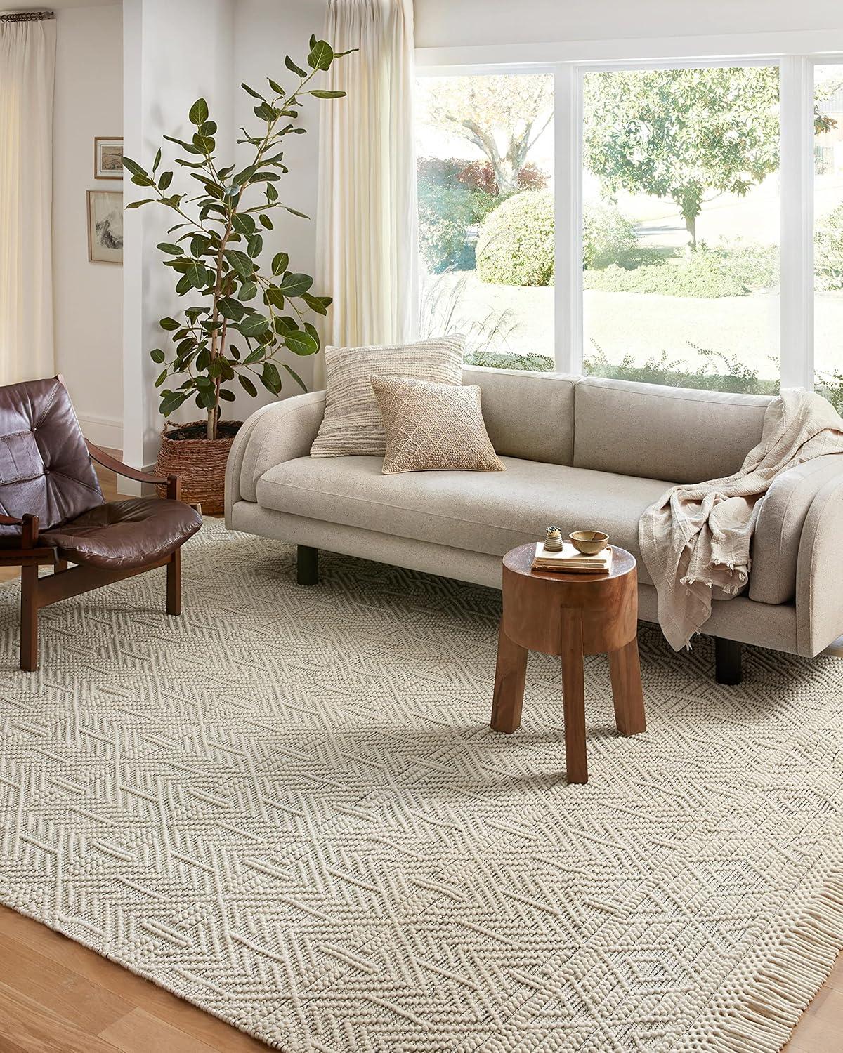 image:imageLoloi Noelle IvoryBlue 50 x 80 Area RugIvory Black