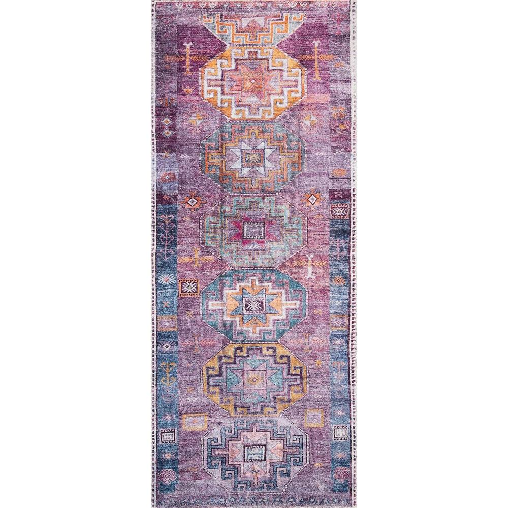 image:imageLoloi Fiona Collection B20342 BluePurple 20 x 50 Accent RugBlue Purple