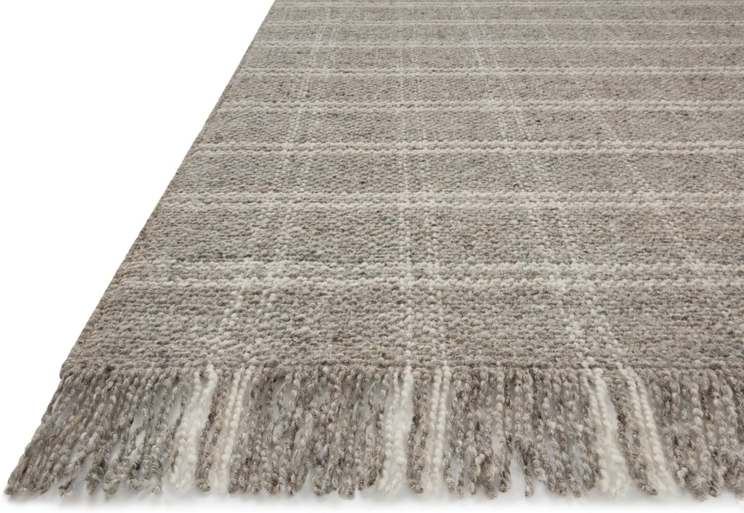 image:imageLoloi Joanna Gaines Caleb Collection Taupe amp Natural 50 x 76 Area Rug Timeless Plaid Area Rugs for Living Room Bedroom Entryway amp Hallway No Shed High Traffic Home Decor Rug