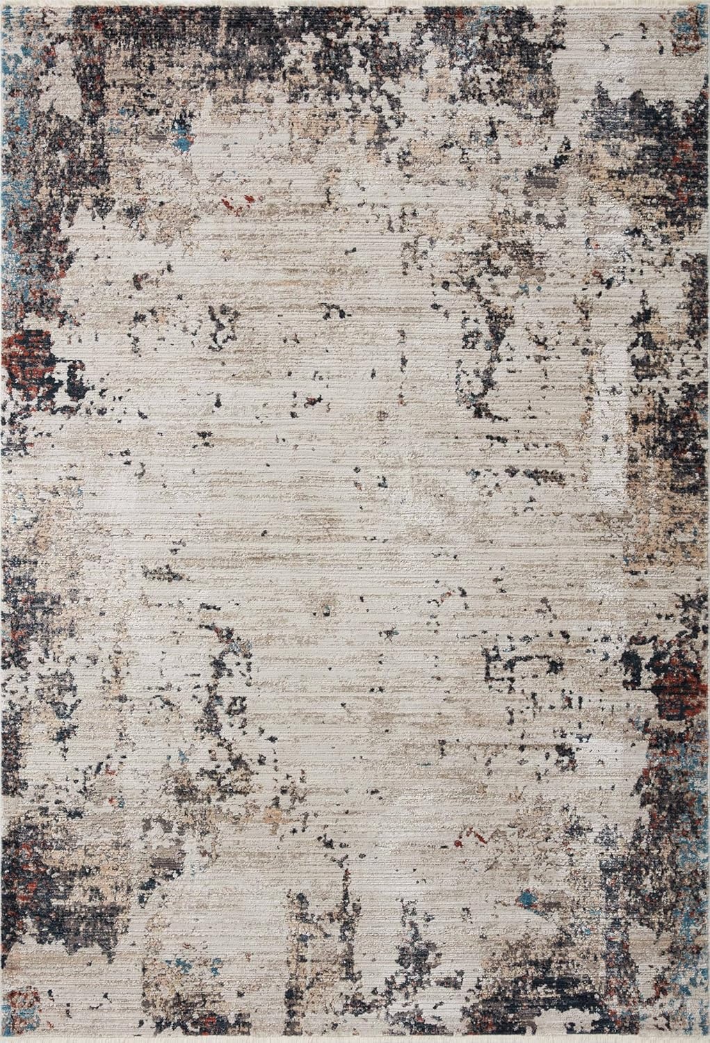 image:imageLoloi Leigh Collection LEI04 SilverMulti 53 x 76 Area RugSilver Multi